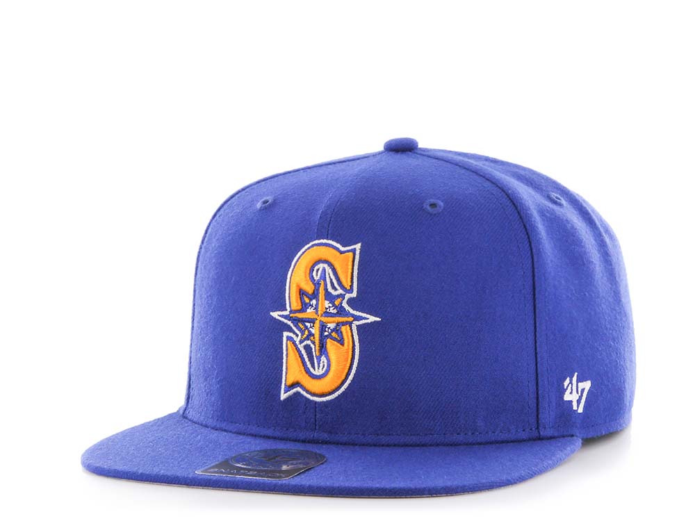 47Brand Seattle Mariners Sure Shot Captain Snapback Hat