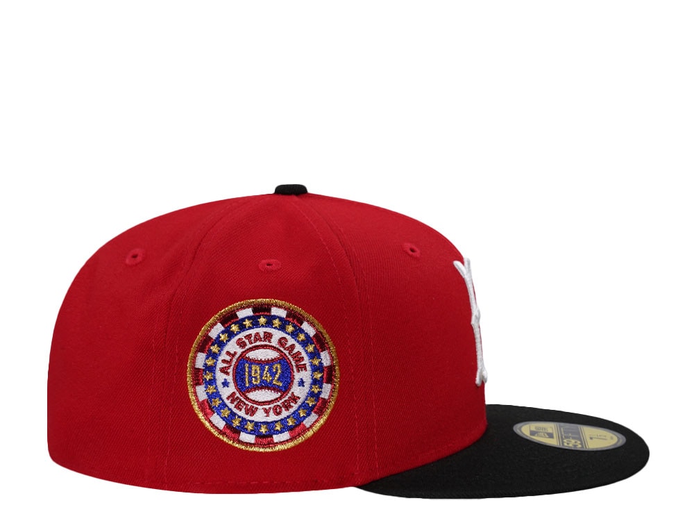 New Era Brooklyn Dodgers All Star Game 1942  Red Two Tone Edition 59Fifty Fitted Cap