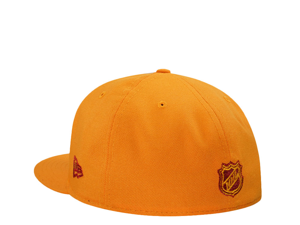 New Era Calgary Flames 10th Anniversary Gold Throwback Edition 59Fifty Fitted Cap