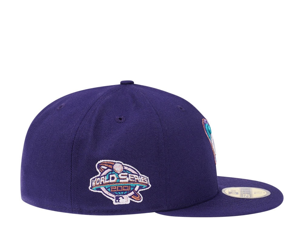 New Era Arizona Diamondbacks World Series 2001 Purple Pink Edition 59Fifty Fitted Hat