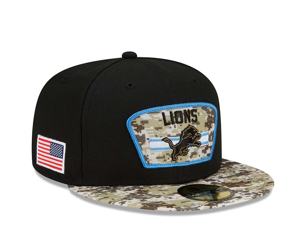 New Era Detroit Lions Salute to Service 21 59Fifty Fitted Hat