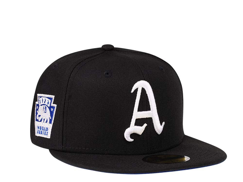 New Era Philadelphia Athletics World Series 1929 Black and Blue Edition 59Fifty Fitted Hat