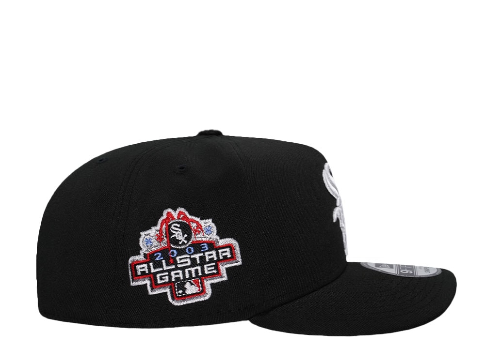 New Era Chicago White Sox All Star Game 2003 Black Classic A Frame 9Fifty Snapback Hat