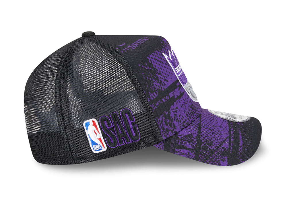 New Era Sacramento Kings NBA Tip Off 2024 Trucker 9Forty A Frame Snapback Hat