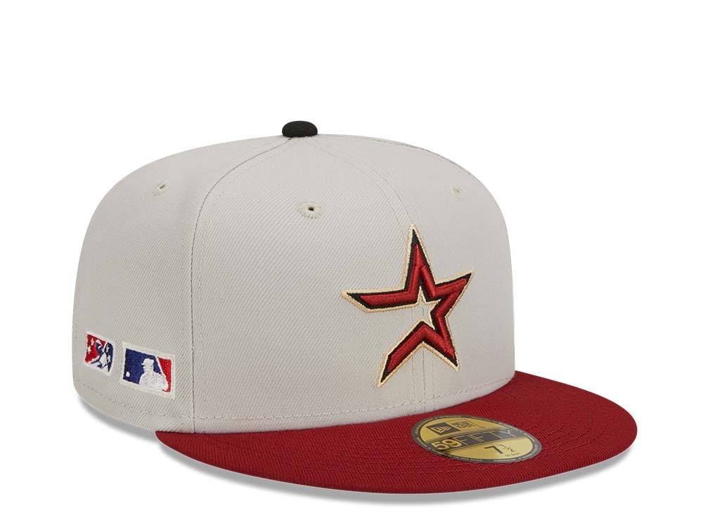 New Era Houston Astros Farm Team Stone Throwback Two Tone Edition 59Fifty Fitted Hat