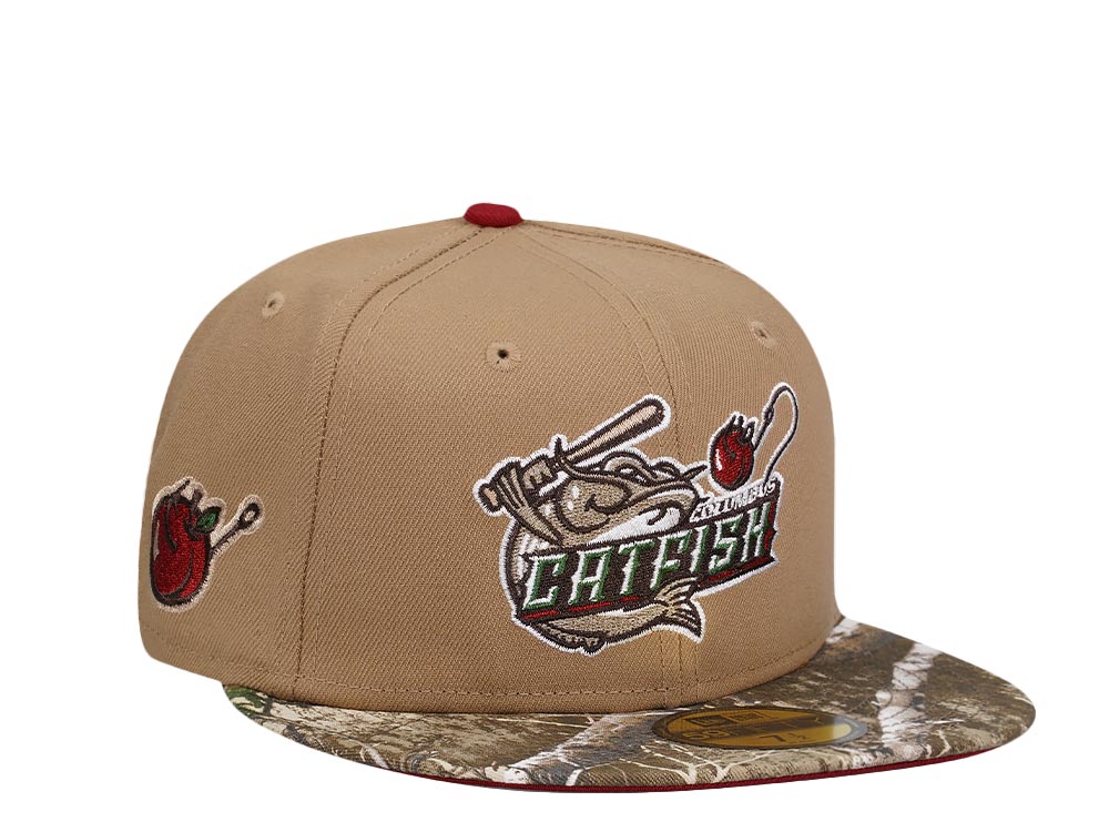 New Era Columbus Catfish Real Tree Prime Two Tone Edition 59Fifty Fitted Hat