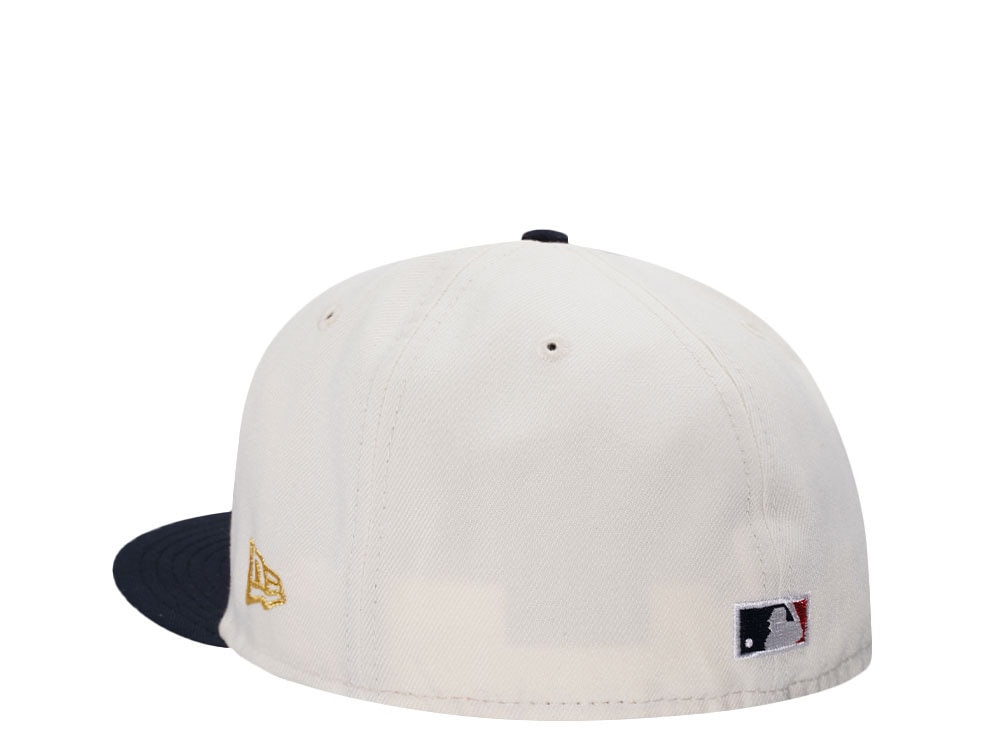 New Era Atlanta Braves World Series 1995 Chrome Throwback Two Tone 59Fifty Fitted Hat