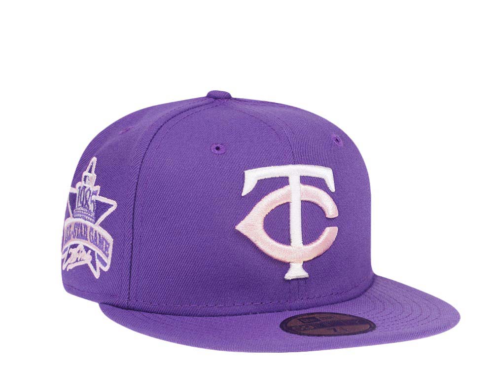 New Era Minnesota Twins All Star Game 1985 Purple Pink Edition 59Fifty Fitted Hat