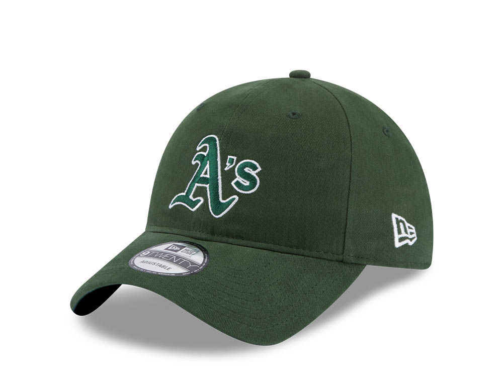 New Era Oakland Athletics Team Script Green 9Twenty Strapback Hat