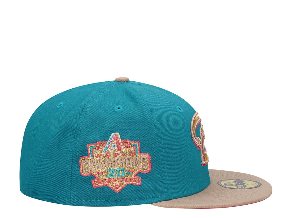 New Era Arizona Diamondbacks 20th Anniversary Pink Desert Two Tone Prime Edition 59Fifty Fitted Hat