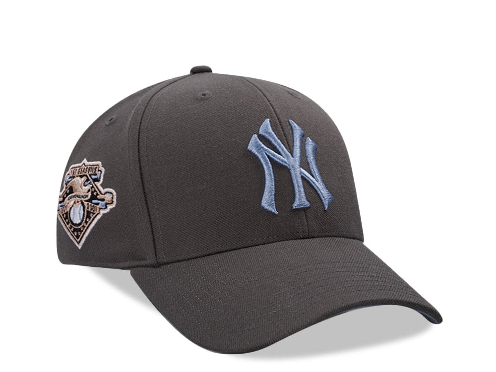 47Brand New York Yankees 100 Seasons American League Graphite Sure Shot MVP Snapback Hat