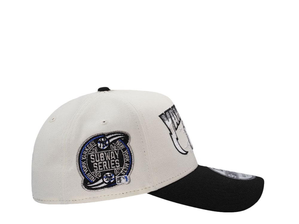 New Era New York Yankees Subway Series 2000 Chrome Two Tone Edition 9Forty A Frame Snapback Cap