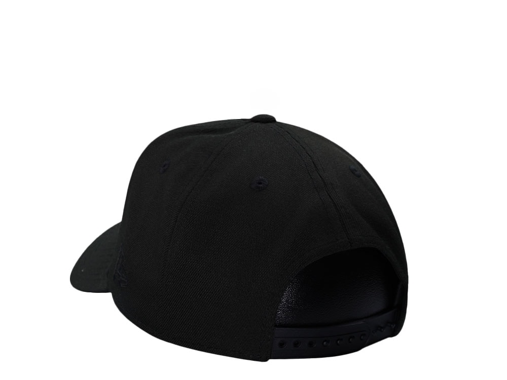 New Era New York Yankees World Series 1989 All Black Edition 9Forty A Frame Snapback Hat