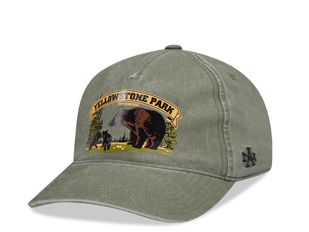 American Needle Yellowstone National Park Wyoming Trailhead Canopy  Strapback Hat