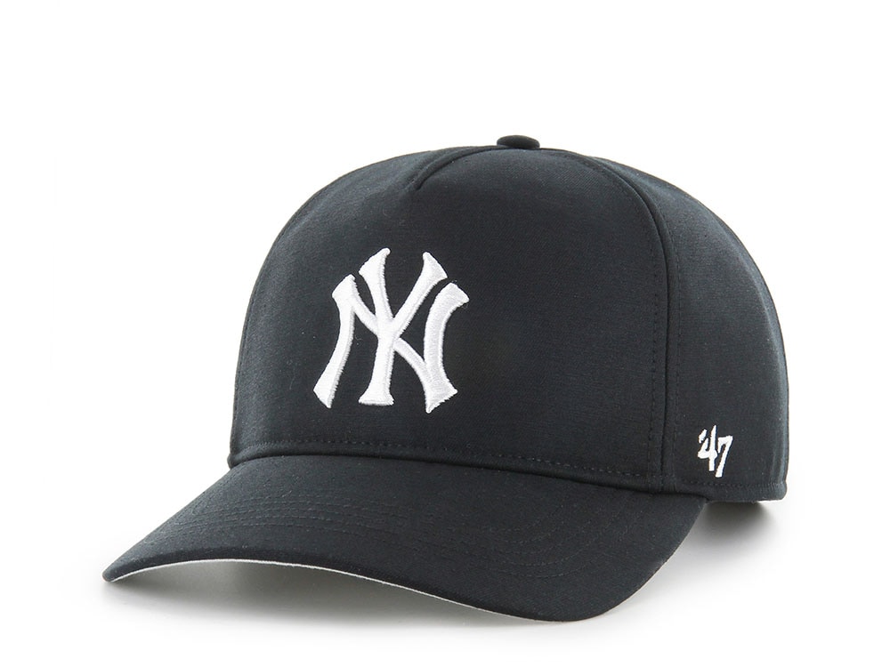 47Brand New York Yankees Black Polar Freeze Edition Hitch Snapback Cap