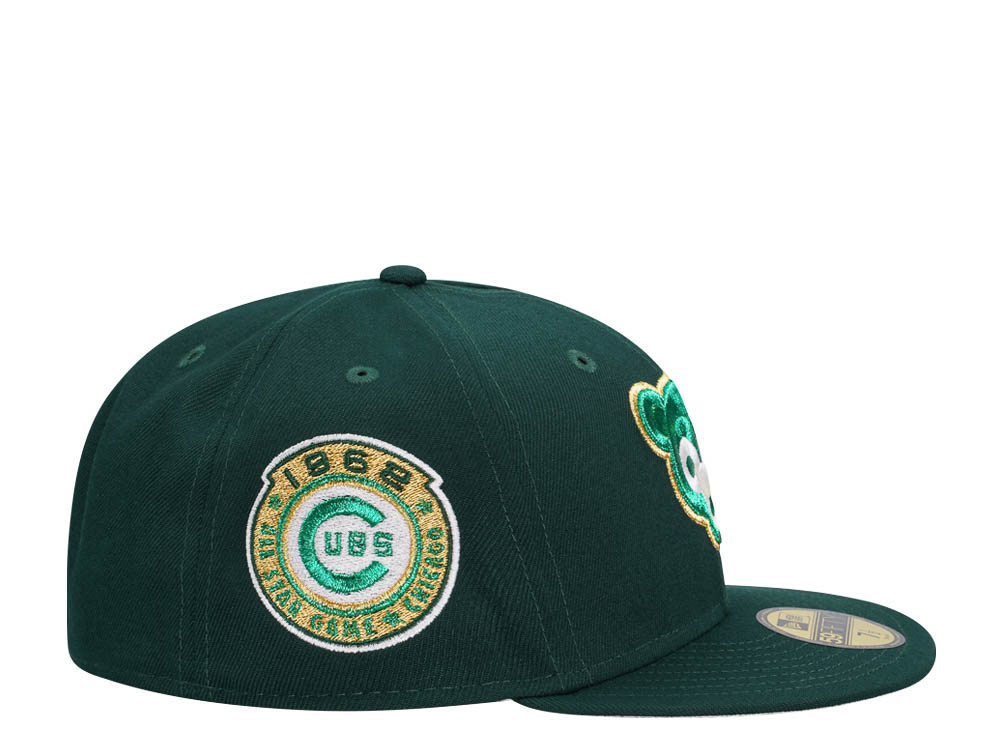 New Era Chicago Cubs All Star Game 1962 Metallic Green Edition 59Fifty Fitted Hat