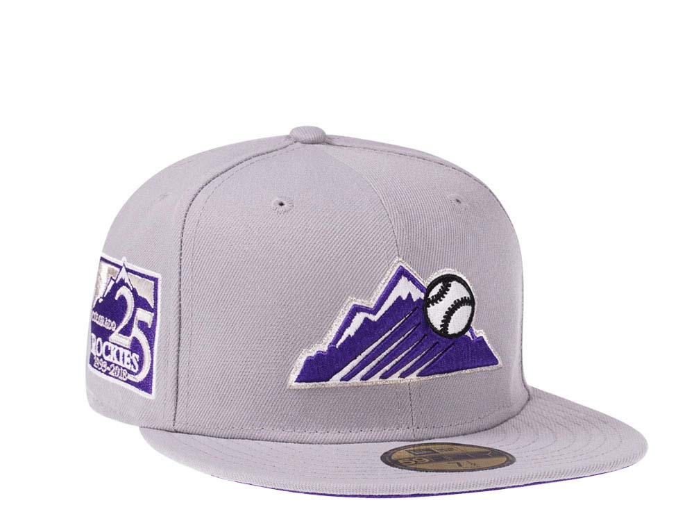 New Era Colorado Rockies 25th Anniversary Fresh Gray Edition 59Fifty Fitted Hat