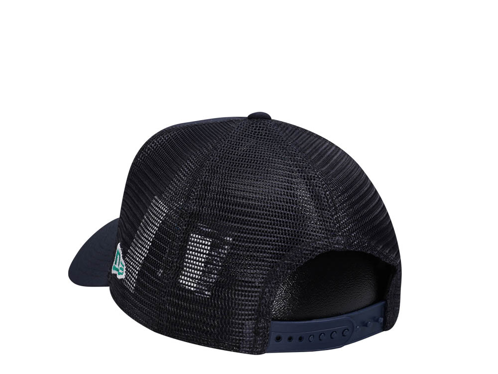 New Era Seattle Mariners Navy Classic 9Forty A Frame Trucker Snapback Hat