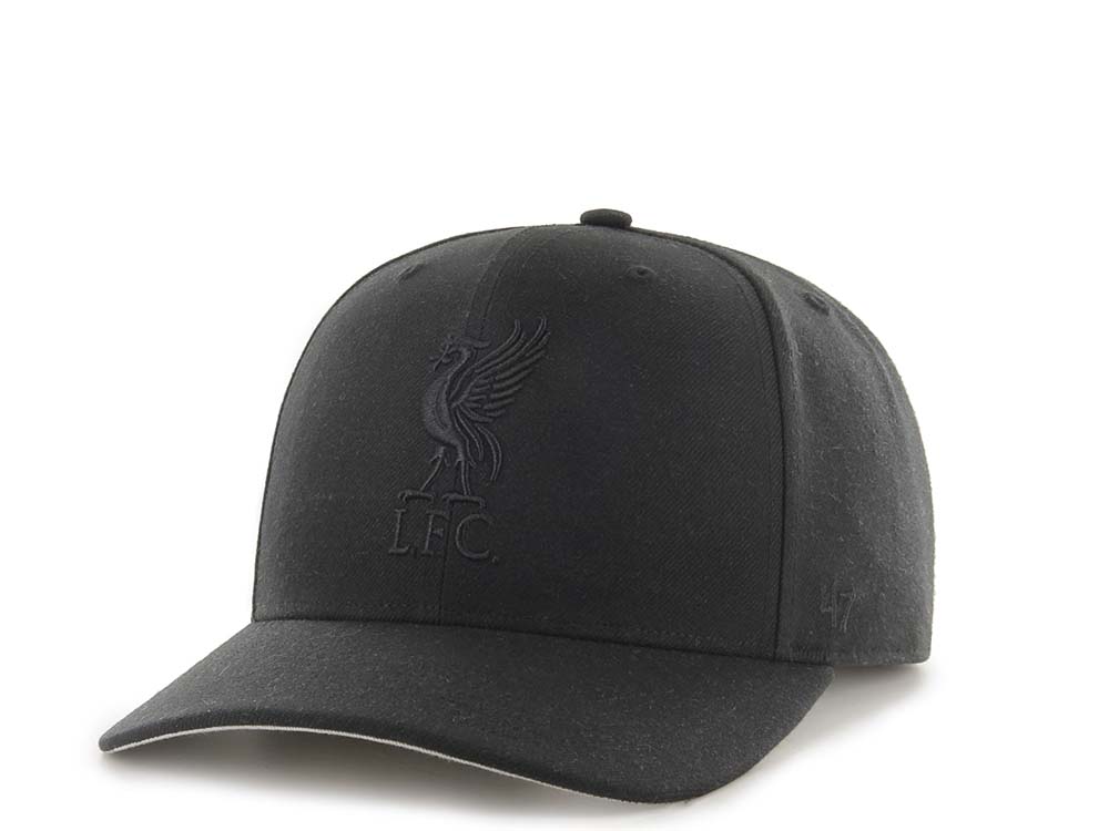 47Brand Liverpool FC Black Cold Zone MVP DP Snapback Hat
