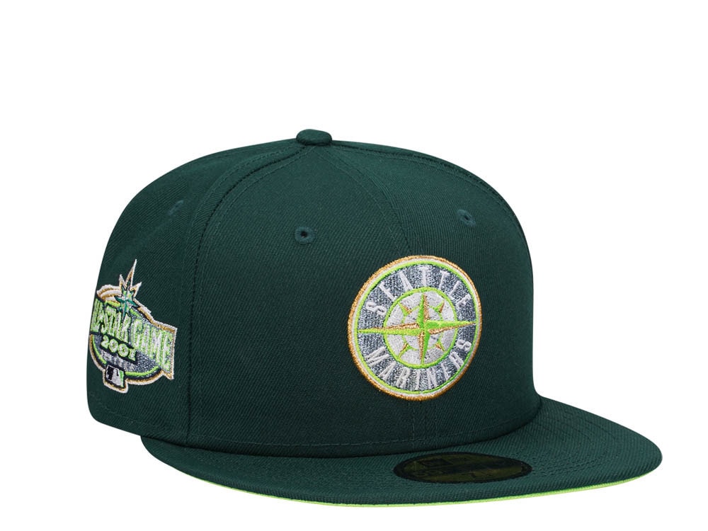 New Era Seattle Mariners All Star Game 2001 Sushi Green Edition 59Fifty Fitted Hat