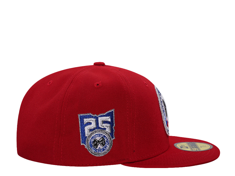 New Era Columbus Blue Jackets 20th Anniversary Scarlet Prime Edition 59Fifty Fitted Cap