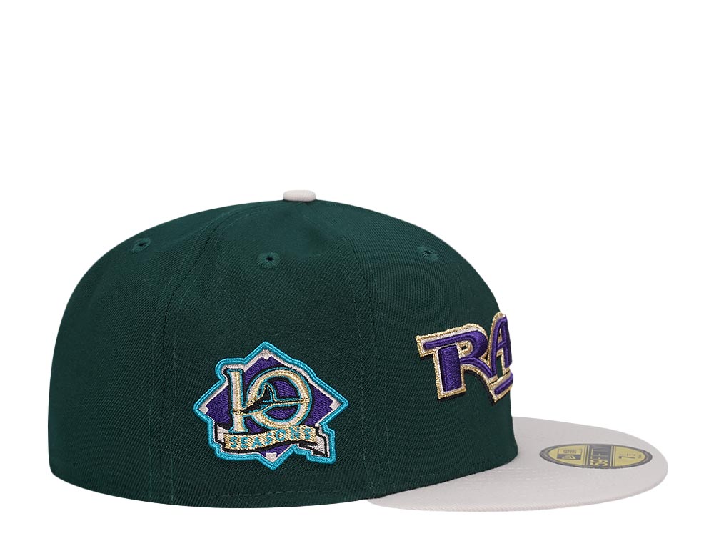 New Era Tampa Bay Rays 10 Seasons Color Flip Two Tone Edition 59Fifty Fitted Hat