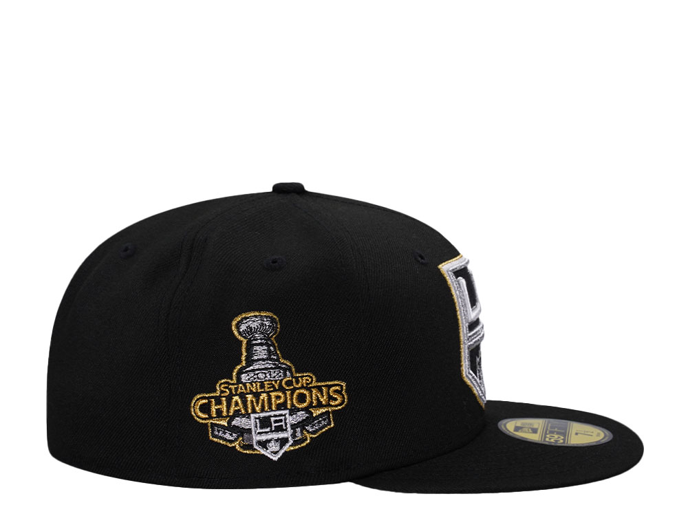 New Era Los Angeles Kings Stanley Cup Champions 2012 Black Gold Edition 59Fifty Fitted Hat