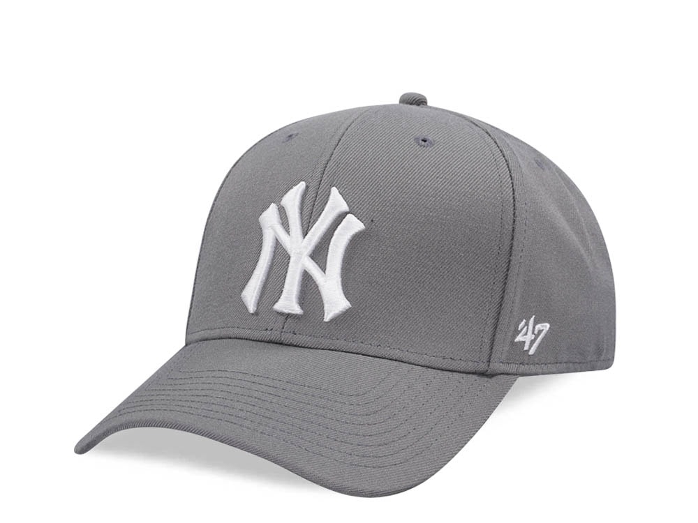 47Brand New York Yankees Dark Gray MVP Snapback Hat
