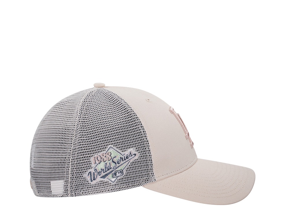 47Brand Los Angeles Dodgers 1988 World Series Cream MVP Trucker Snapback Hat