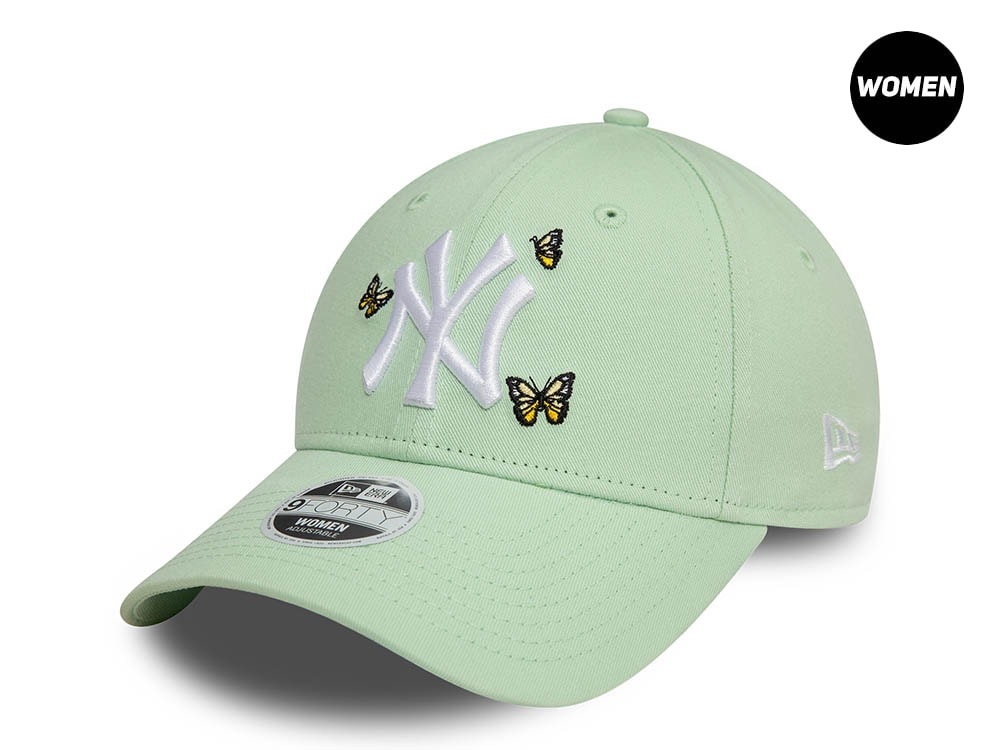 New Era New York Yankees Butterflies Mint Womens 9Forty Snapback Hat
