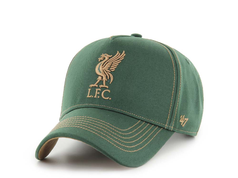 47Brand Liverpool FC Dark Green Contrast Stitch MVP Snapback Hat