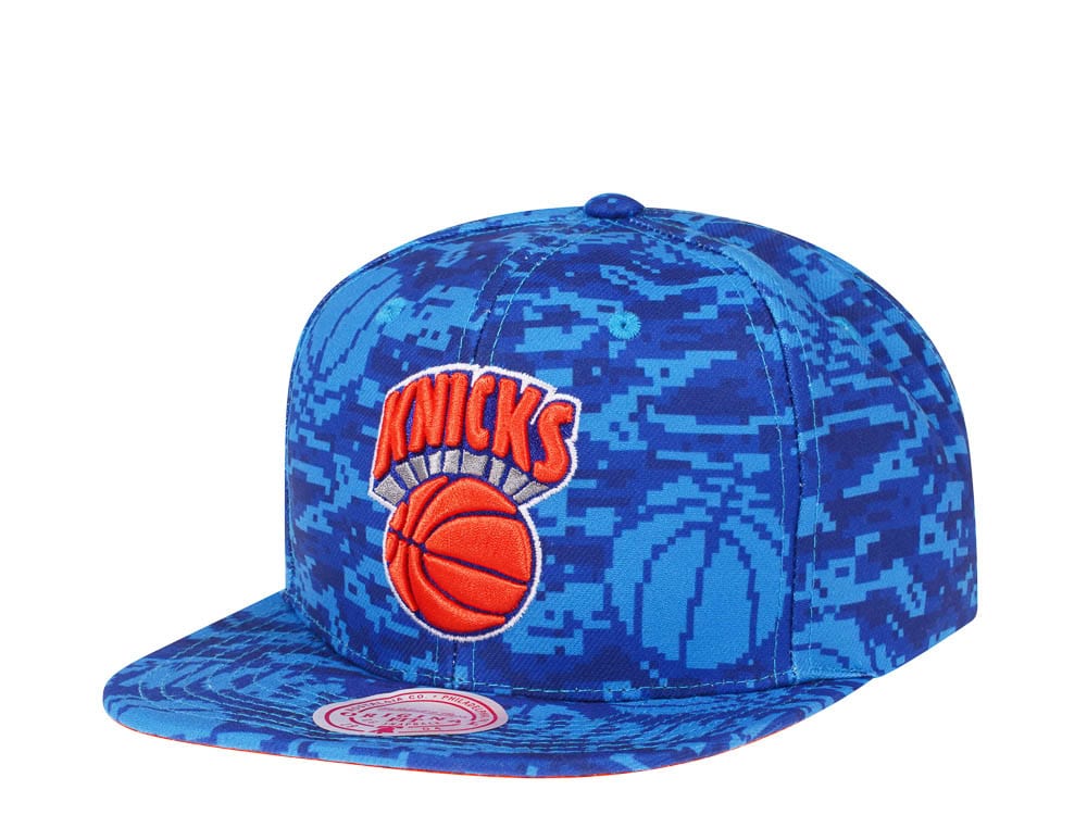 Mitchell & Ness New York Knicks NBA Team Digi Camo Hardwood Classic Snapback Hat