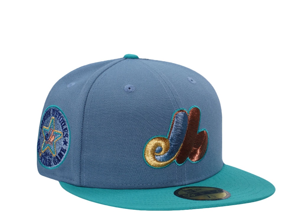 New Era Montreal Expos All Star Game 1982 Faded Blue Two Tone Edition 59Fifty Fitted Cap