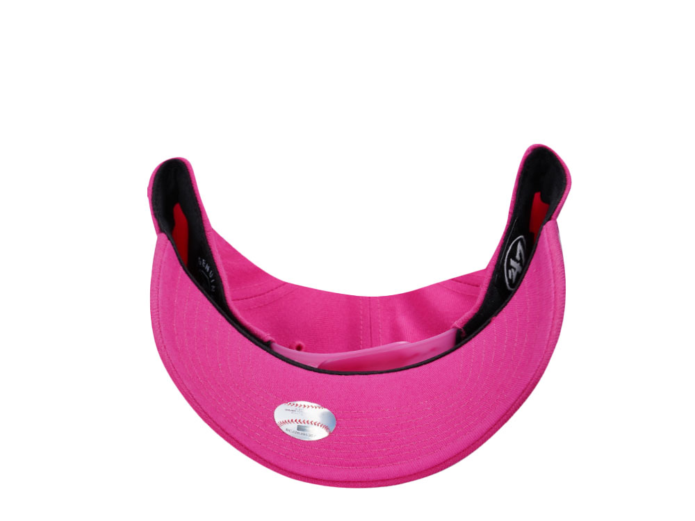 47Brand New York Yankees Magenta MVP Snapback Hat