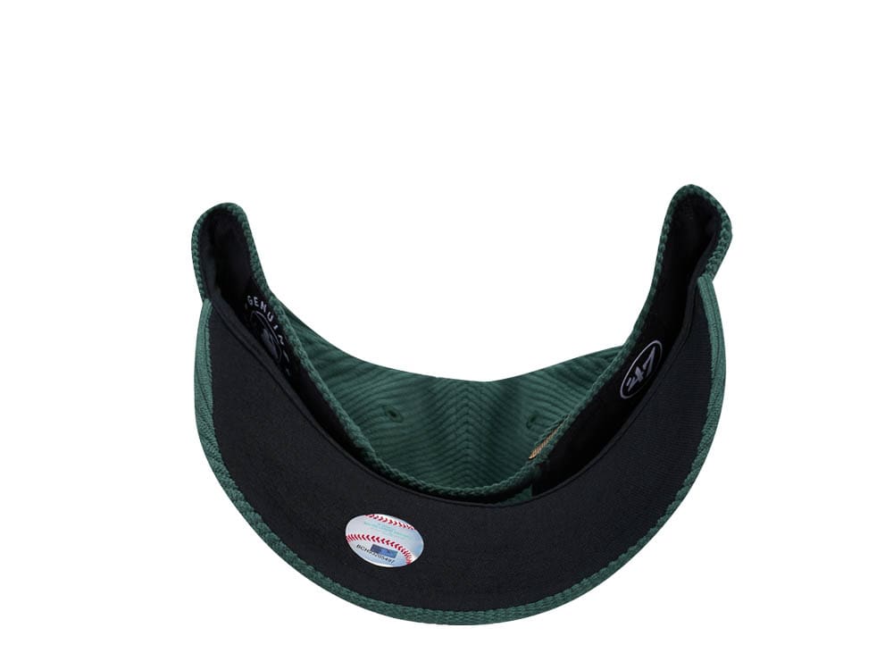 47Brand Oakland Athletics Dark Green Thick Cord MVP Strapback Hat