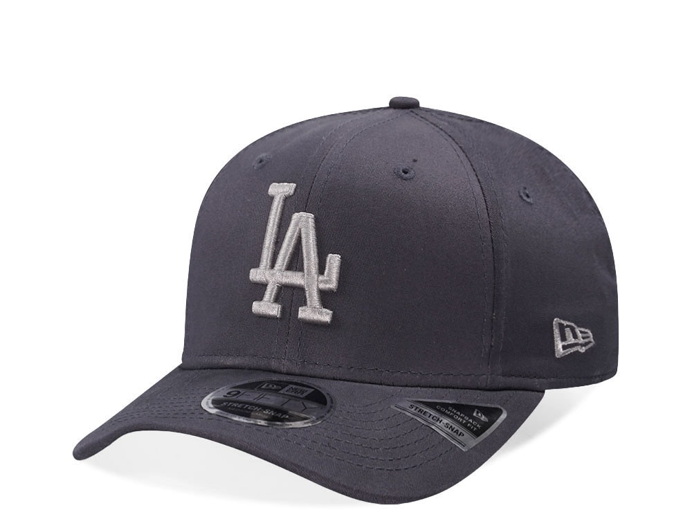 New Era Los Angeles Dodgers Gray on Gray 9Fifty Stretch Snapback Hat