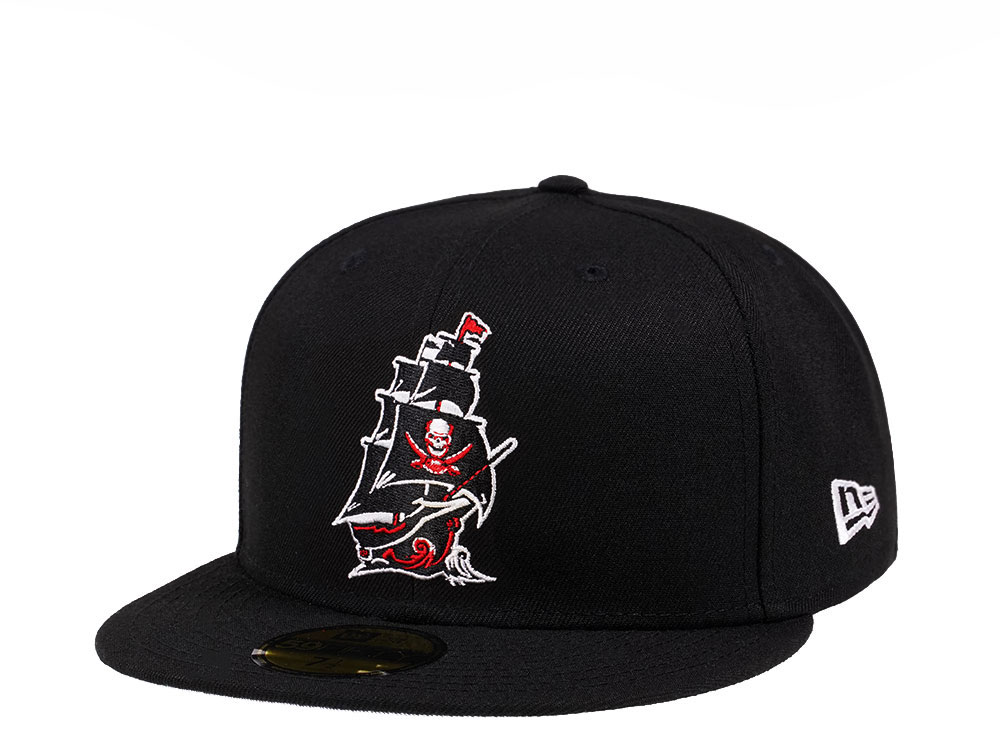New Era Tampa Bay Buccaneers Alternate Black Crimson Collection 59Fifty Fitted Hat