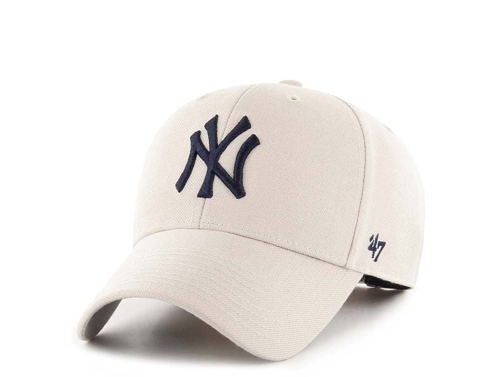 47Brand New York Yankees Classic Beige Strapback Hat