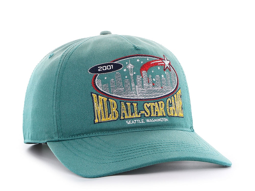47 Brand Seattle Mariners All Star Game 2001 Midsummer Classic Tailgate Teal Hitch Snapback Cap