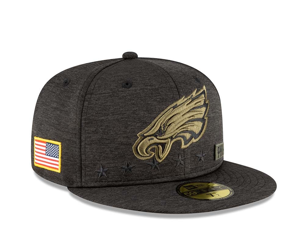 New Era Philadelphia Eagles Salute to Service 2020 Fitted 59Fifty Hat
