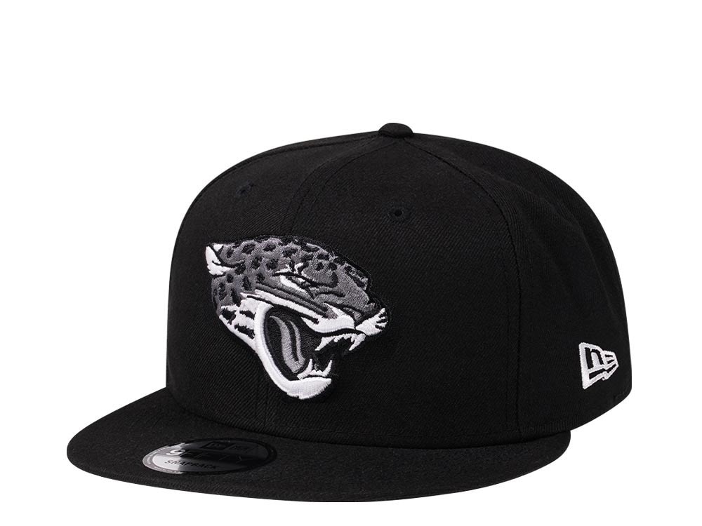 New Era Jacksonville Jaguars Steel Black Edition 9Fifty Snapback Hat