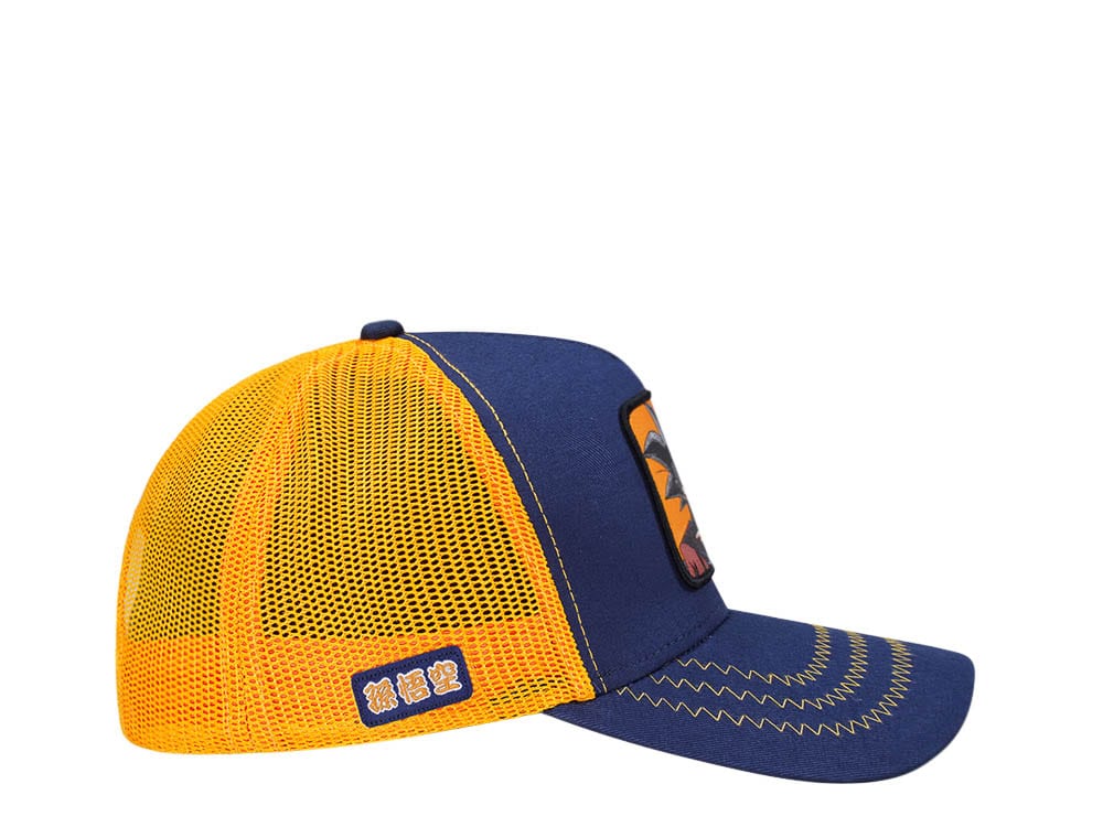 Capslab Dragon Ball Z Goku Blue/Orange Trucker Snapback Hat