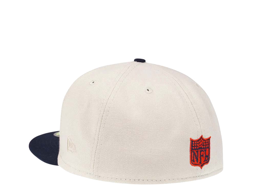 New Era Chicago Bears Cream Two Tone Edition 59Fifty Fitted Hat