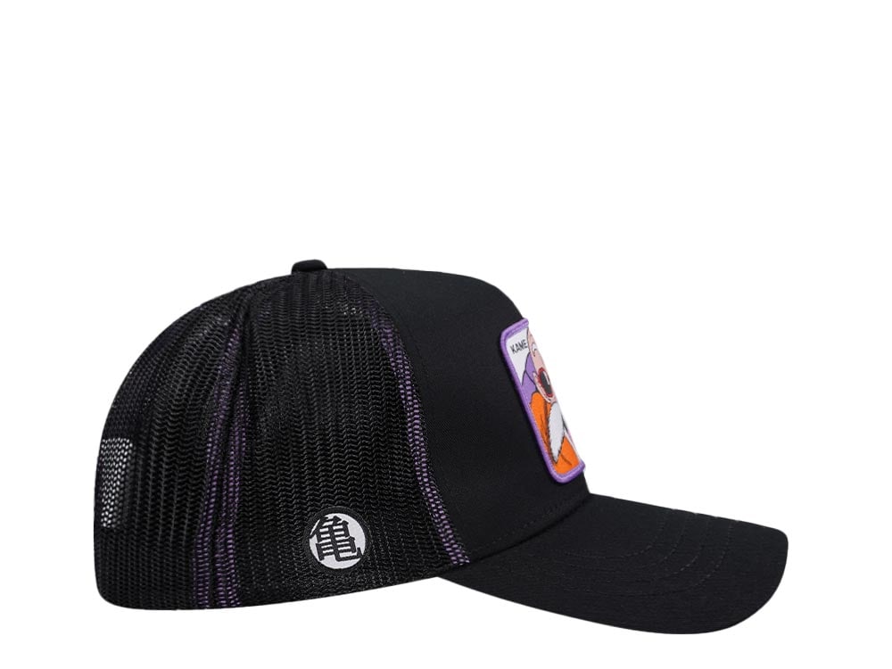 Capslab Dragon Ball Z Kame Black Trucker Snapback Hat