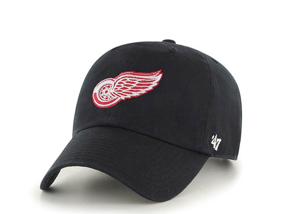 47brand Detroit Red Wings Clean up Strapback Hat