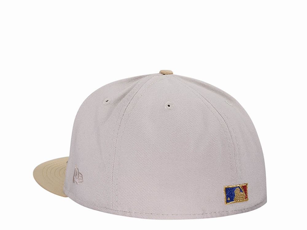 New Era Anaheim Angels 40th Anniversary Sneaky Gold Two Tone Edition 59Fifty Fitted Hat
