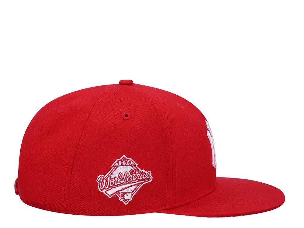 47Brand New York Yankees World Series 1996 Red Sure Shot Under Captain Snapback Hat