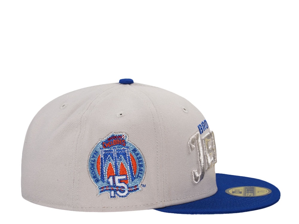 New Era Brooklyn Cyclones 15 Seasons Jefes Stone Two Tone Edition 59Fifty Fitted Hat