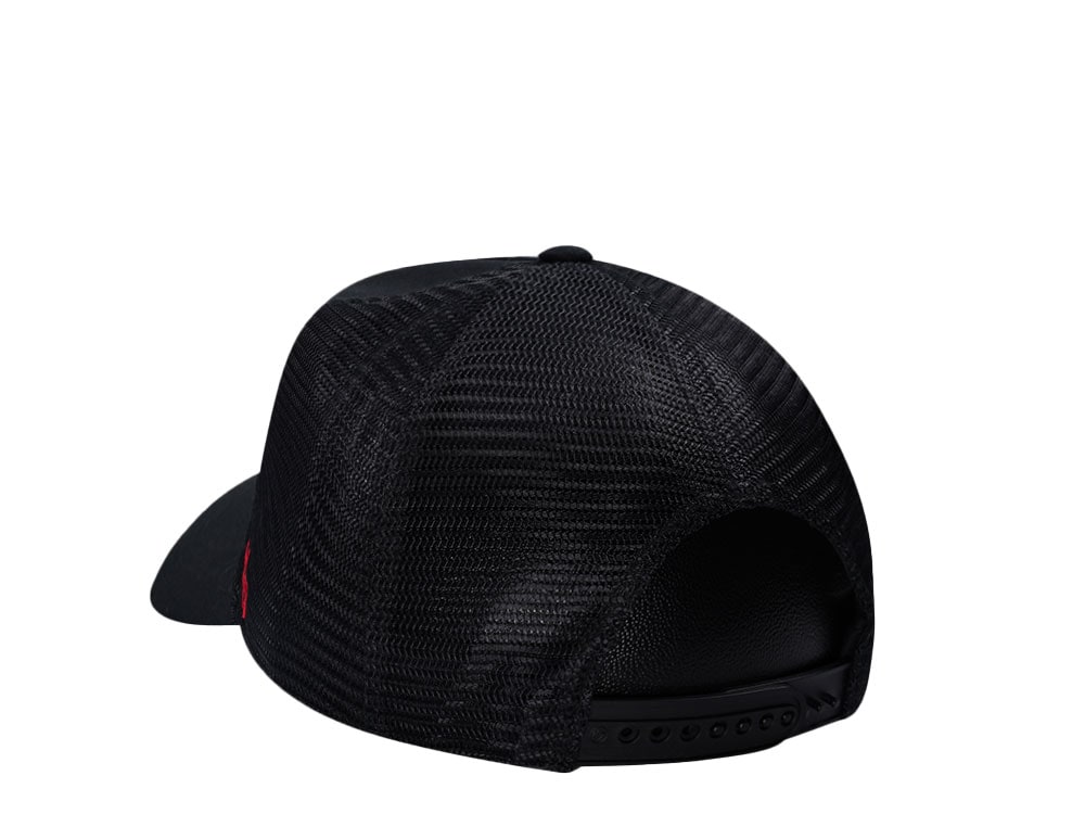 47Brand Chicago Blackhawks Black Hitch Trucker Snapback Hat
