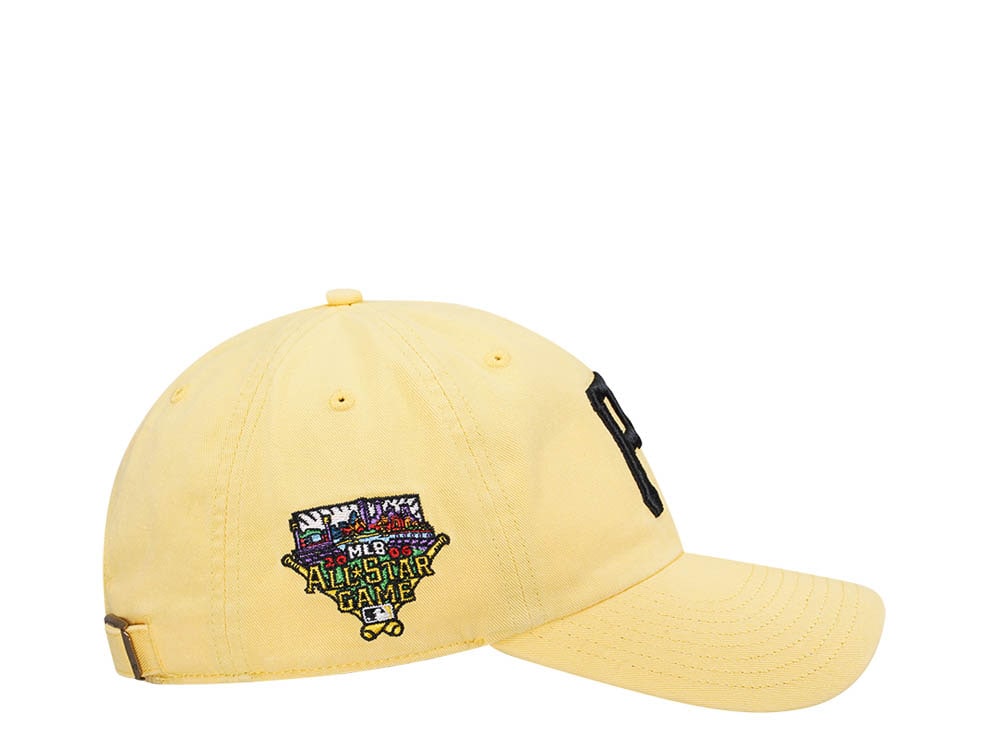 47Brand Pittsburgh Pirates All Star Game 2006 Maize Double Under Clean Up Strapback Hat